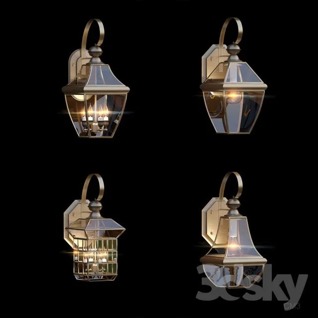 Wall Lamp Chatel set